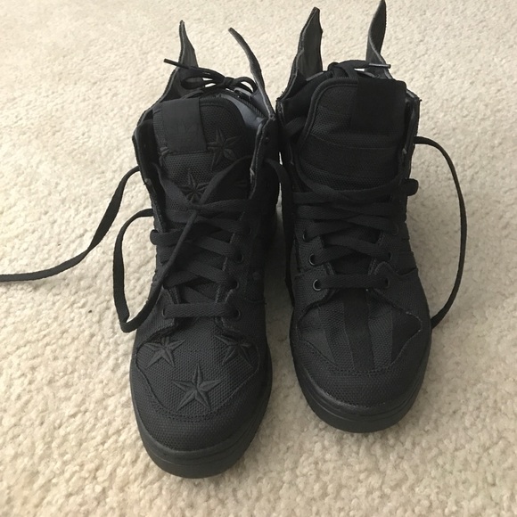 ASAP rocky X Jeremy Scott black flag sneaker. - Picture 6 of 7